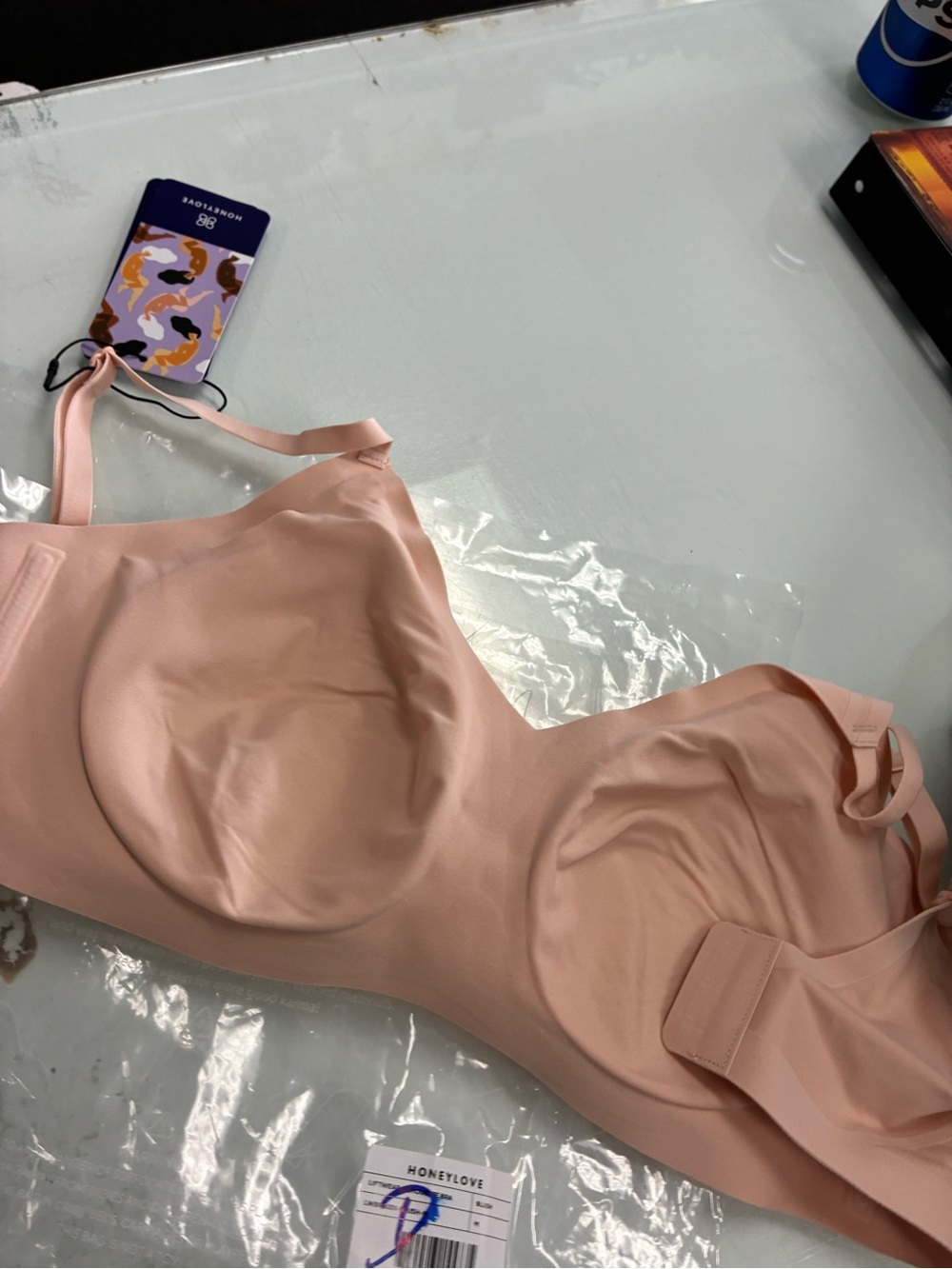 Honeylove Seamless Nude Blush Bra - Picture 9 of 13